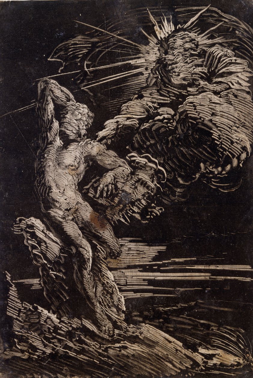 Stvoření Adama, c. 1642 od Giovanni Benedetto Castiglione