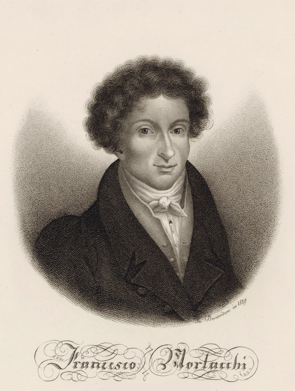 Portrét skladatele Francesca Morlacchiho 1784-1841, 1829. od Giovanni Bernardoni