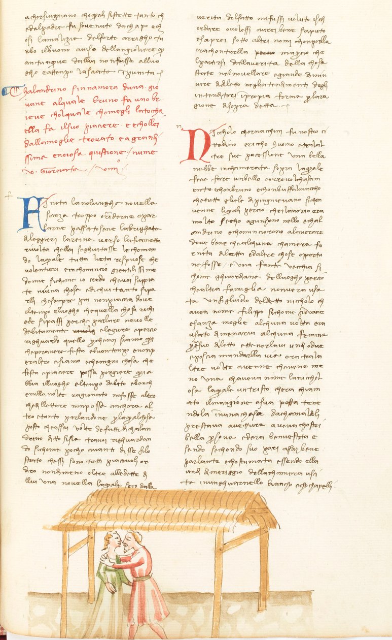 Dekameron, Kalifourchon; Calandrino a Niccolessa, Devátý den, povídka 5. od Giovanni Boccaccio