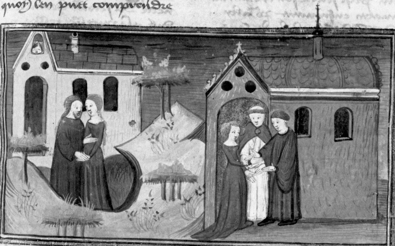 Dekameron, Alibech je s poustevníkem; Alibech se ožení s Neerbale. Třetí den, zpráva 10 od Giovanni Boccaccio