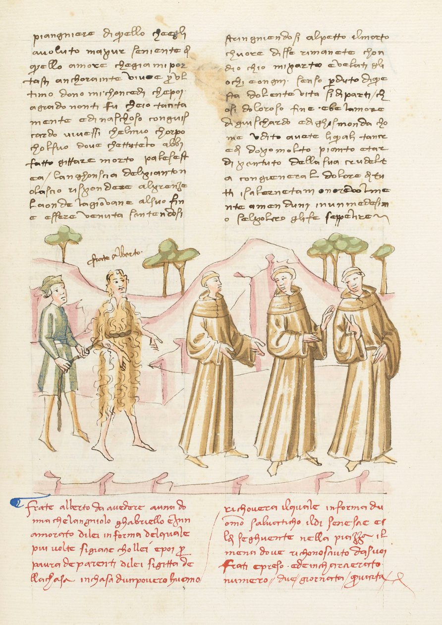 Dekameron, Pád anděla - Zatčení Berta, Čtvrtý den, povídka 2 od Giovanni Boccaccio