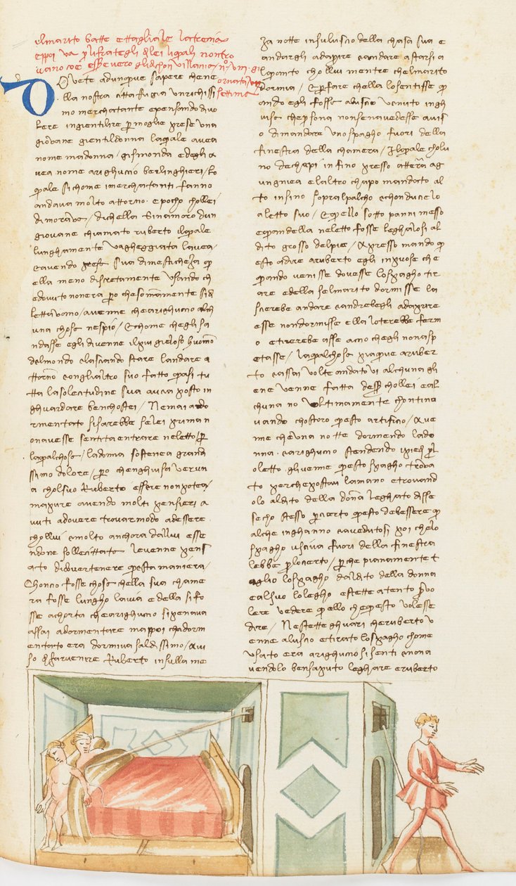 Dekameron, Šňůra - Arriguccio Berlinghieri objevuje lest své ženy , Sedmý den, povídka 8. od Giovanni Boccaccio