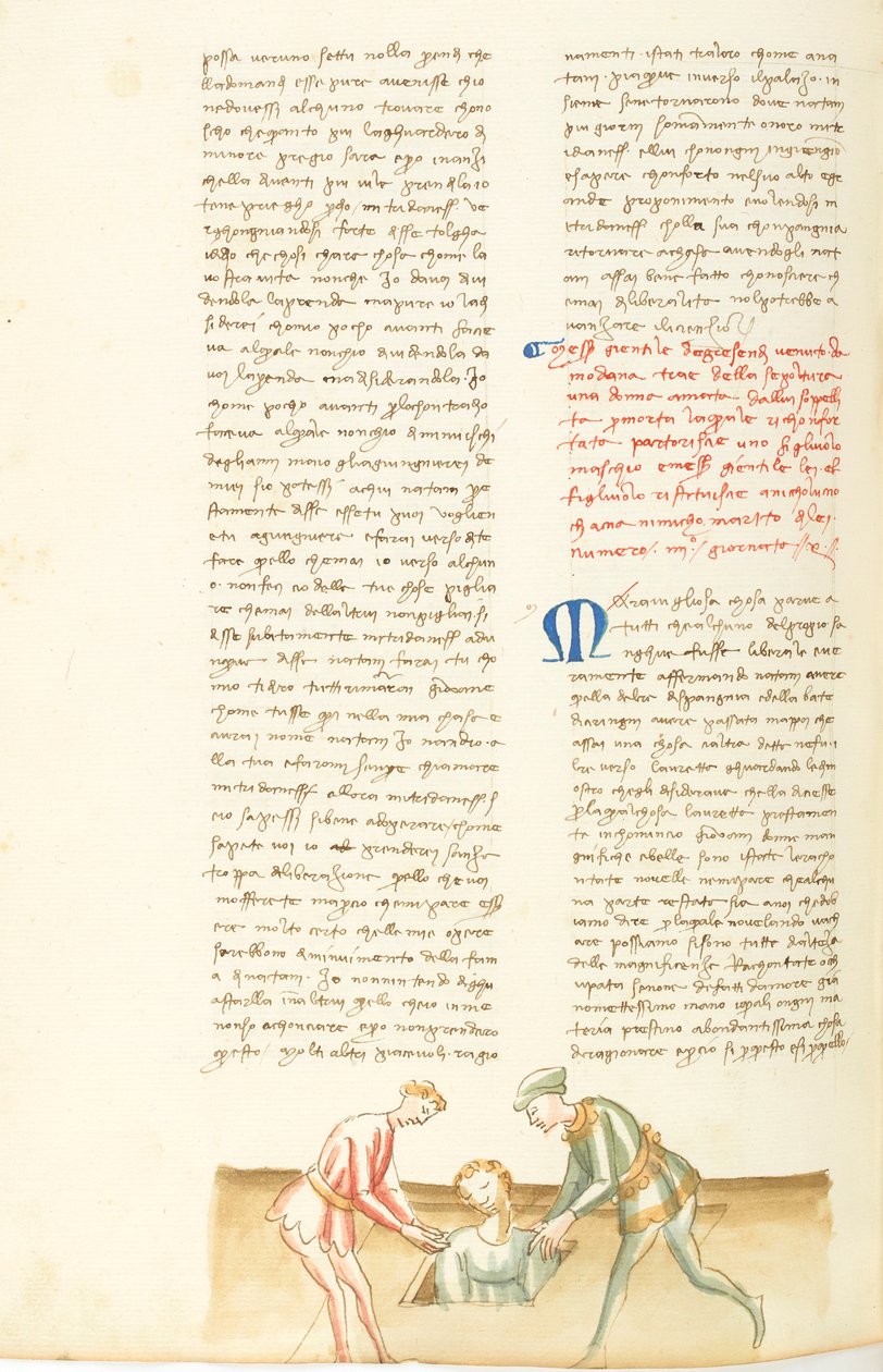 Dekameron, Živí mrtví Něžný Carisendi exhumuje Catalinu, Desátý den, povídka 4. od Giovanni Boccaccio