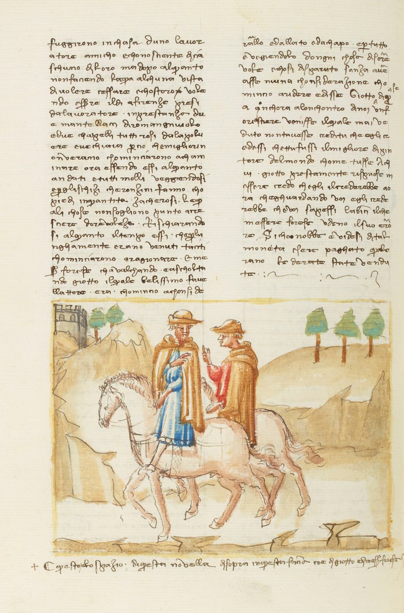 Dekameron, Pánev se vysmívá kotli - Forese da Rabatta a Giotto na koni, Šestý den, povídka 5. od Giovanni Boccaccio