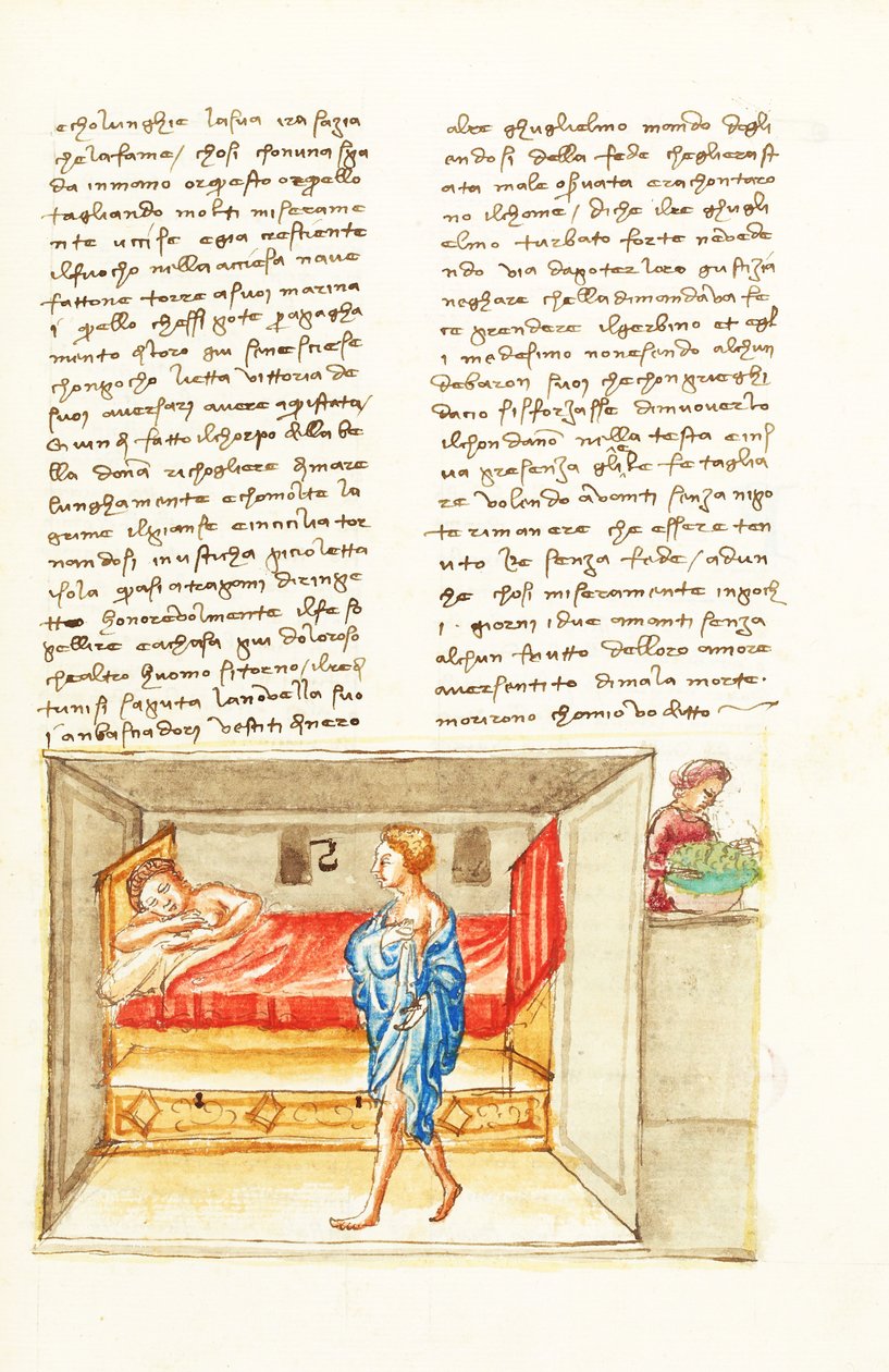 Dekameron, Žák - Lisabettin sen, Pátý den, povídka 5 od Giovanni Boccaccio