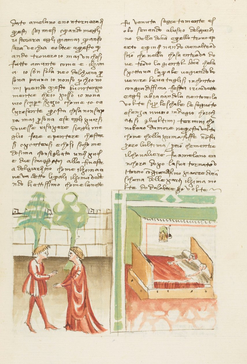 Dekameron, Hra lásky a náhody - Catella podvádí svého manžela-Catella podvedená Ricciardem, Třetí den, povídka 6. od Giovanni Boccaccio
