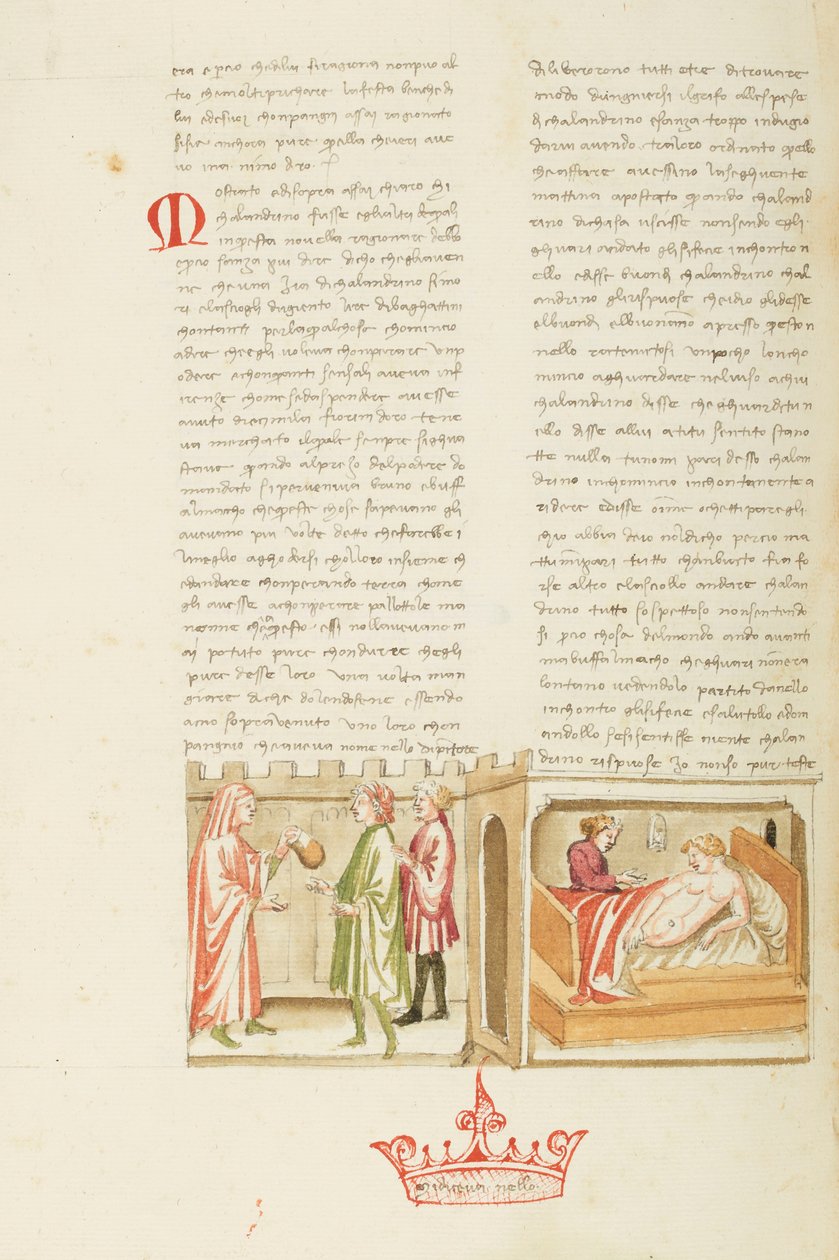 Dekameron, Zlé představy - Calandrino zlé představy, Devátý den, povídka 3 od Giovanni Boccaccio