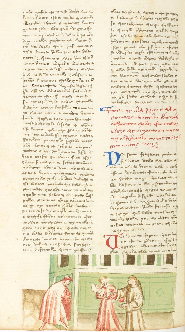 Dekameron, Požírač červů Rinaldo zneužívá Agnesina manžela, Sedmý den, povídka 3. od Giovanni Boccaccio