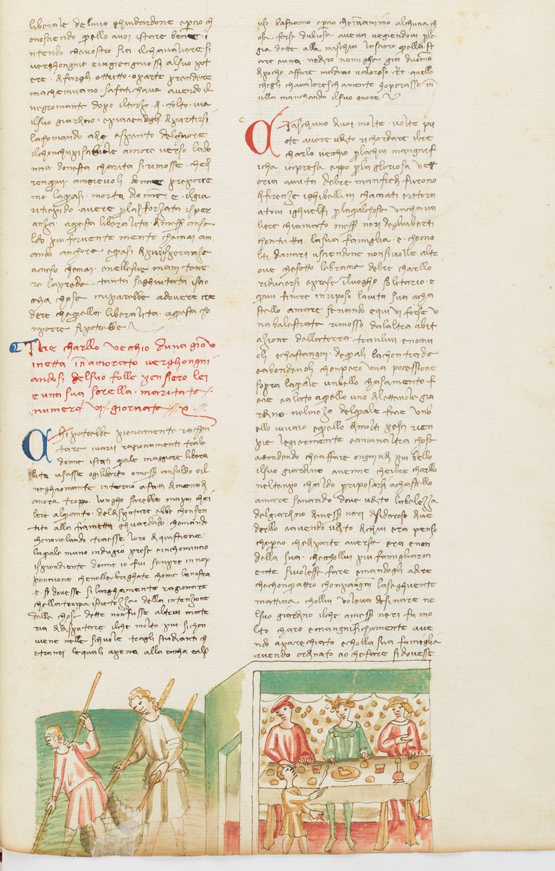 Dekameron, Dvě Karlova vítězství - Karel I. Neapolský pozval Neri degli Uberti , Desátý den, povídka 6. od Giovanni Boccaccio