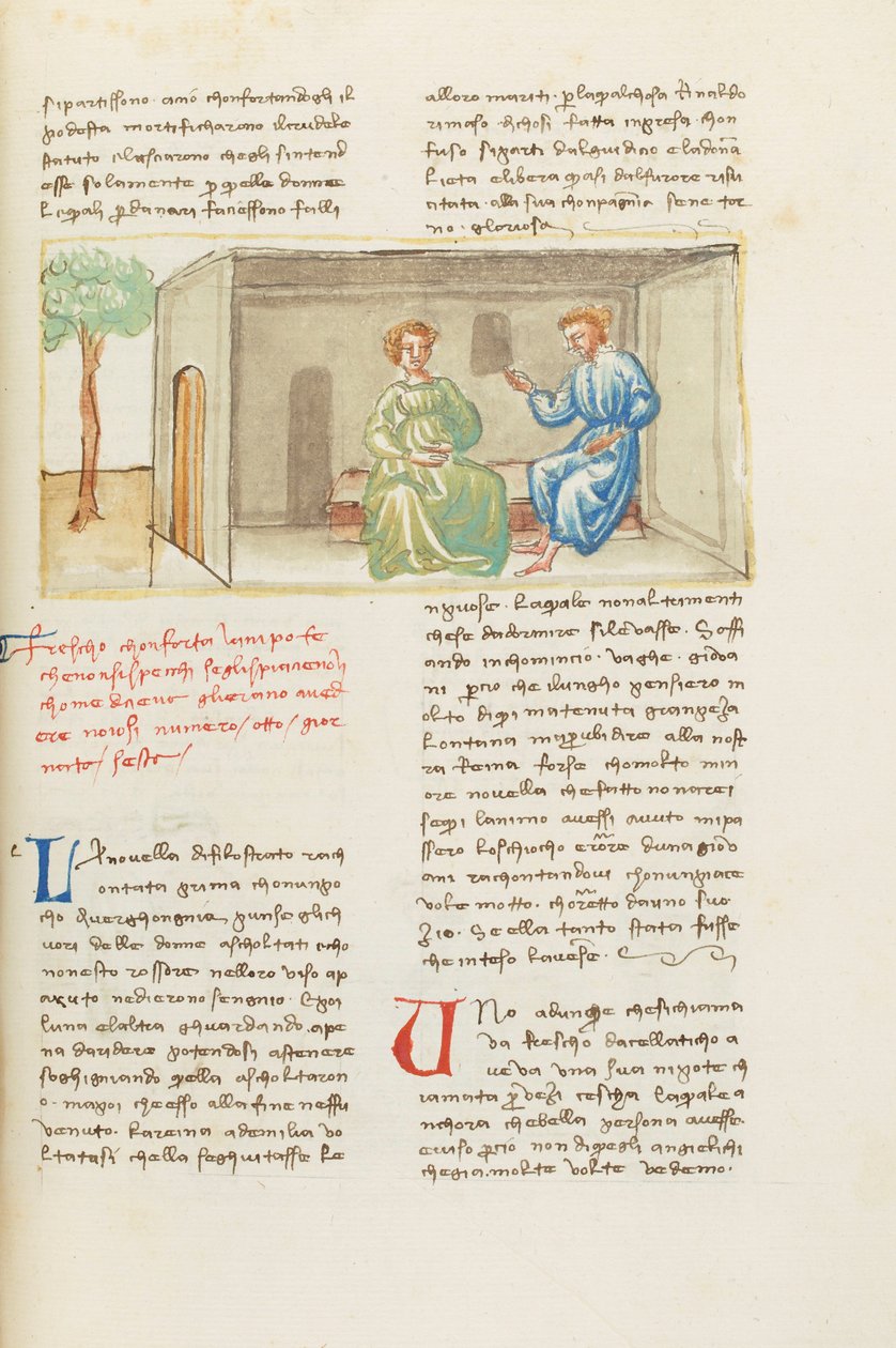 Dekameron, Protivenství - Cesca da Celatico a jeho strýc, Šestý den, povídka 8. od Giovanni Boccaccio