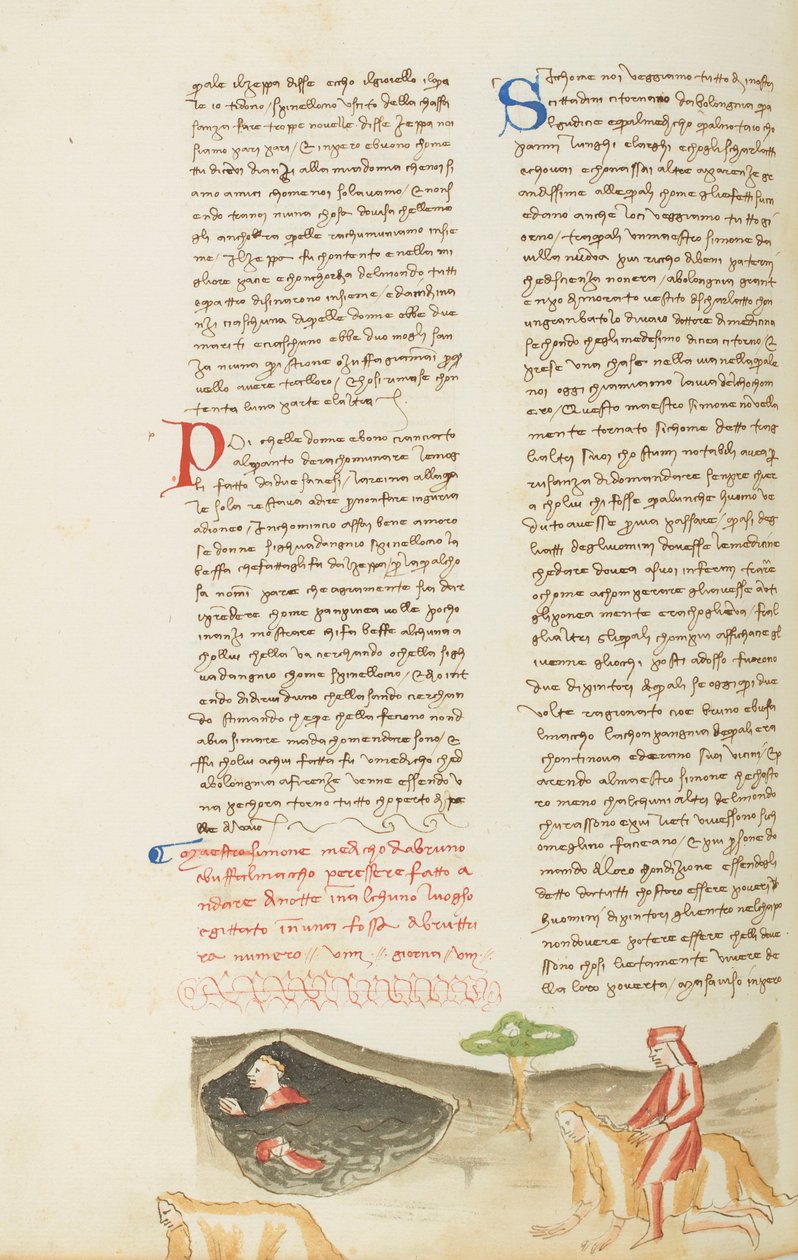 Dekameron, Strašlivé dobrodružství mistra Simona - Simone da Villa sur la fausse bêtei, Osmý den, povídka 9. od Giovanni Boccaccio