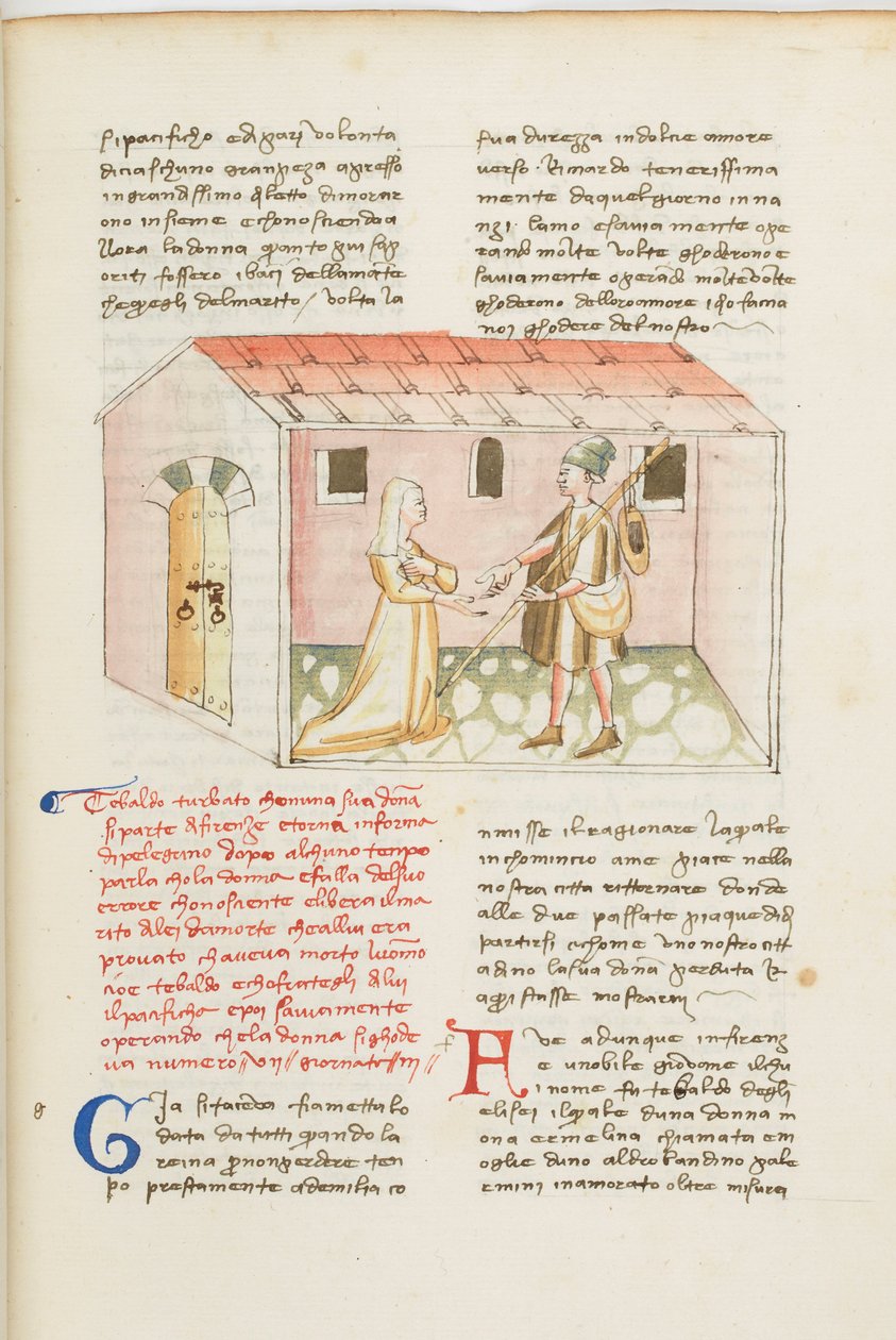 Dekameron, Arménský správce - Tedaldo degli Elisei v převleku se znovu setkává s Ermellinou, Pátý den, povídka 7. od Giovanni Boccaccio