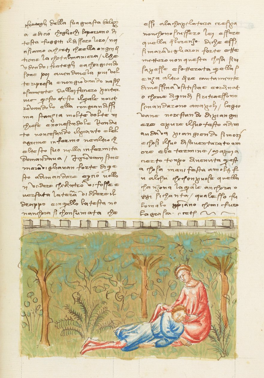 Dekameron, Čtvrtý den, povídka 6; předtucha: Gabriottova smrt. od Giovanni Boccaccio