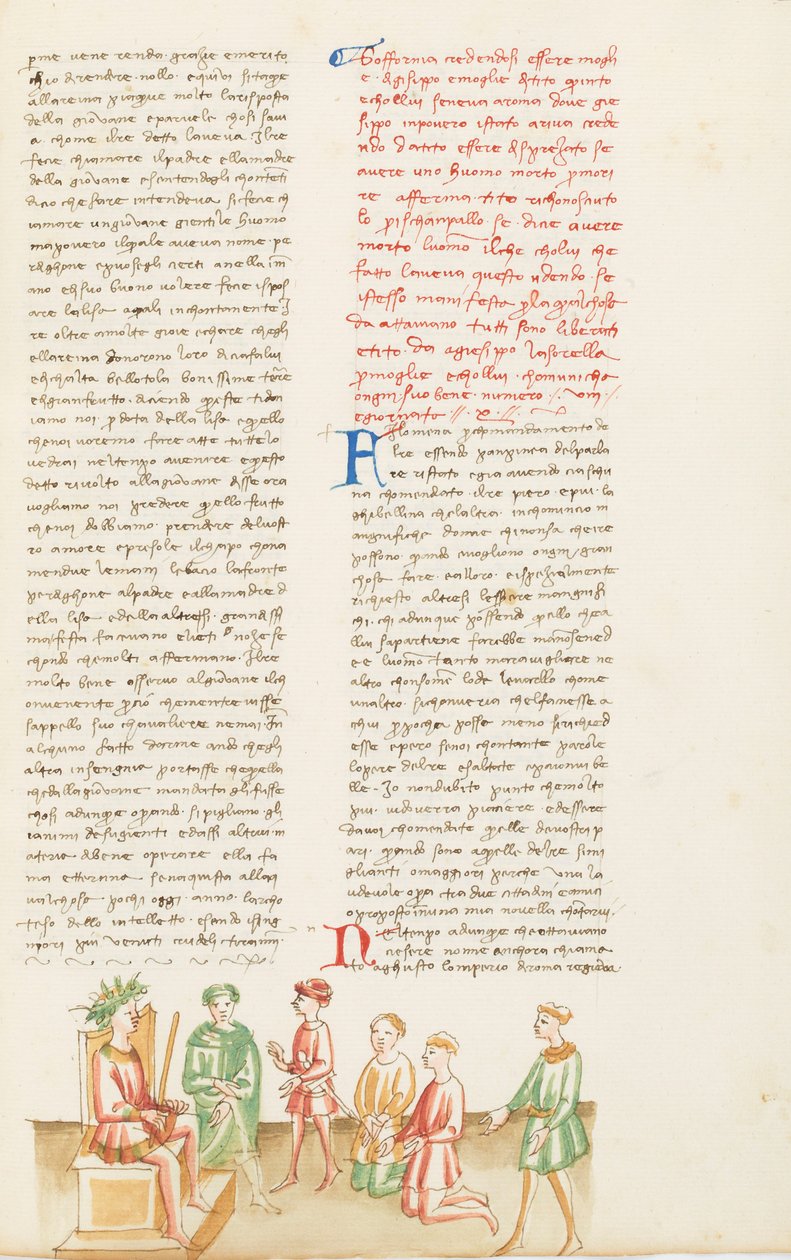 Dekameron, Že pravý přítel je sladká věc - Tancredi špehuje milence , Desátý den, povídka 8. od Giovanni Boccaccio