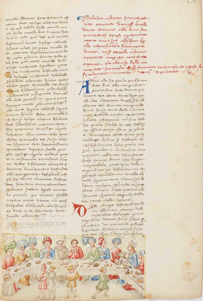 Dekameron, Návrat vzduchem; Torello di Stra a Adalieta se znovu setkávají, Desátý den, povídka 9. od Giovanni Boccaccio