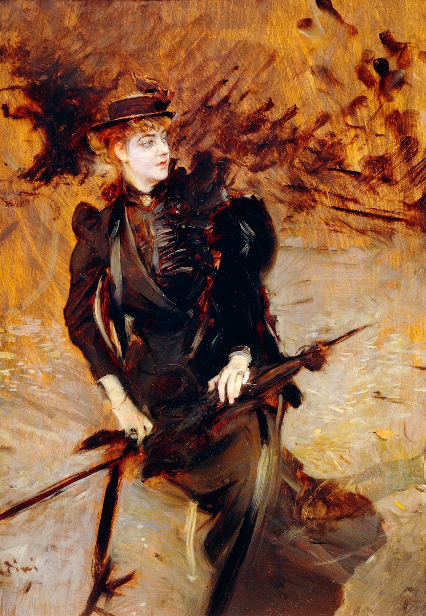 Ženský portrét, Giovanni Boldini (1842-1931) od Giovanni Boldini