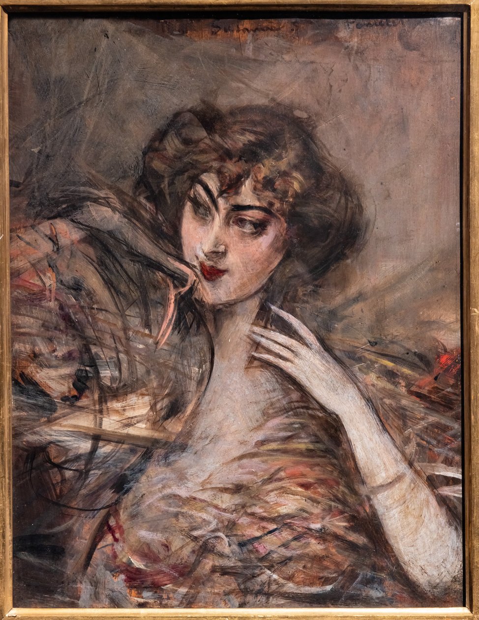 Čelní portrét od Giovanni Boldini