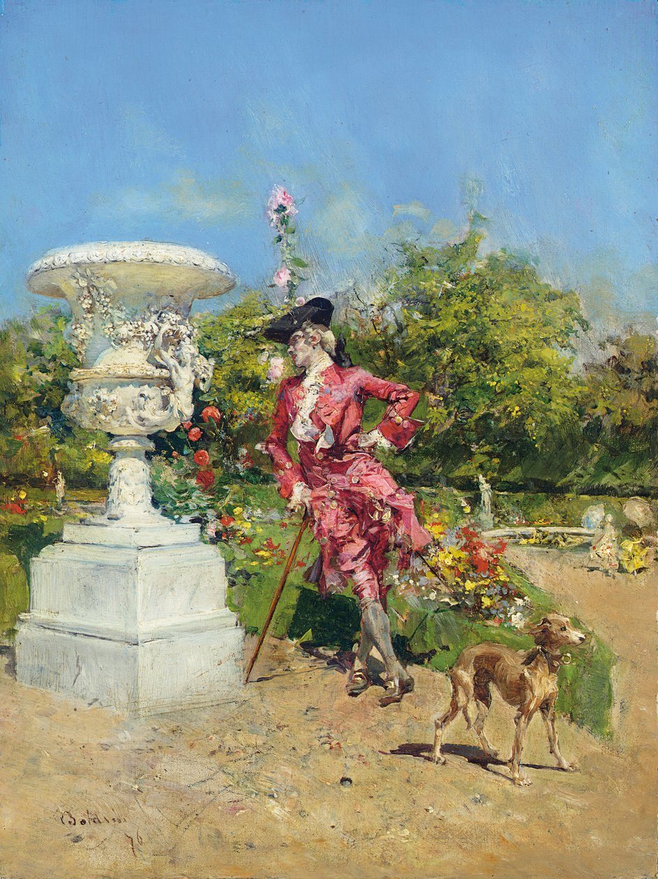Il Marchesino ve Versailles, 1876 od Giovanni Boldini
