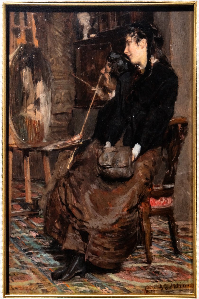 V pracovně malíře od Giovanni Boldini