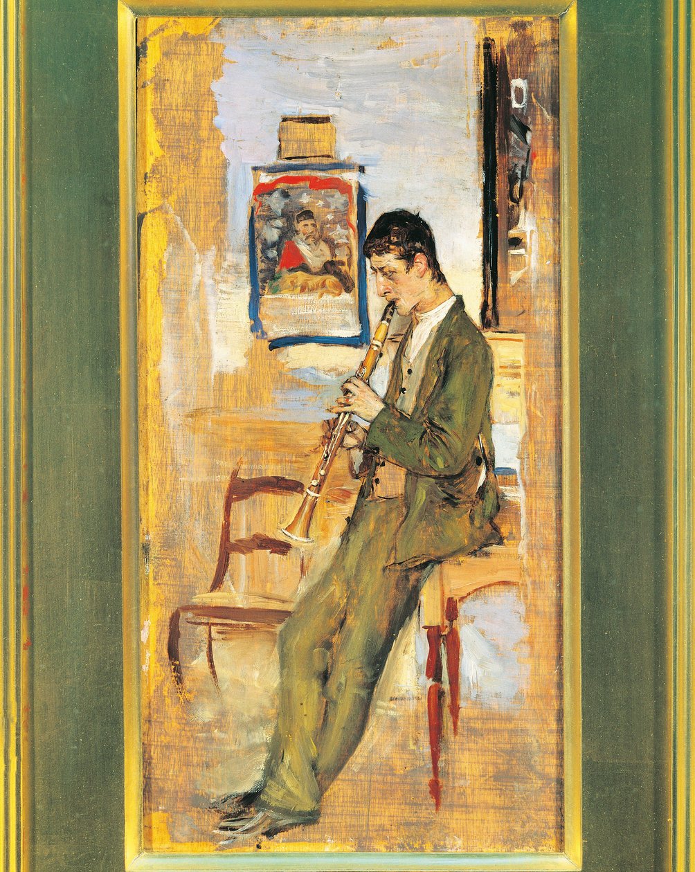 Itálie, Clarino Player od Giovanni Boldini