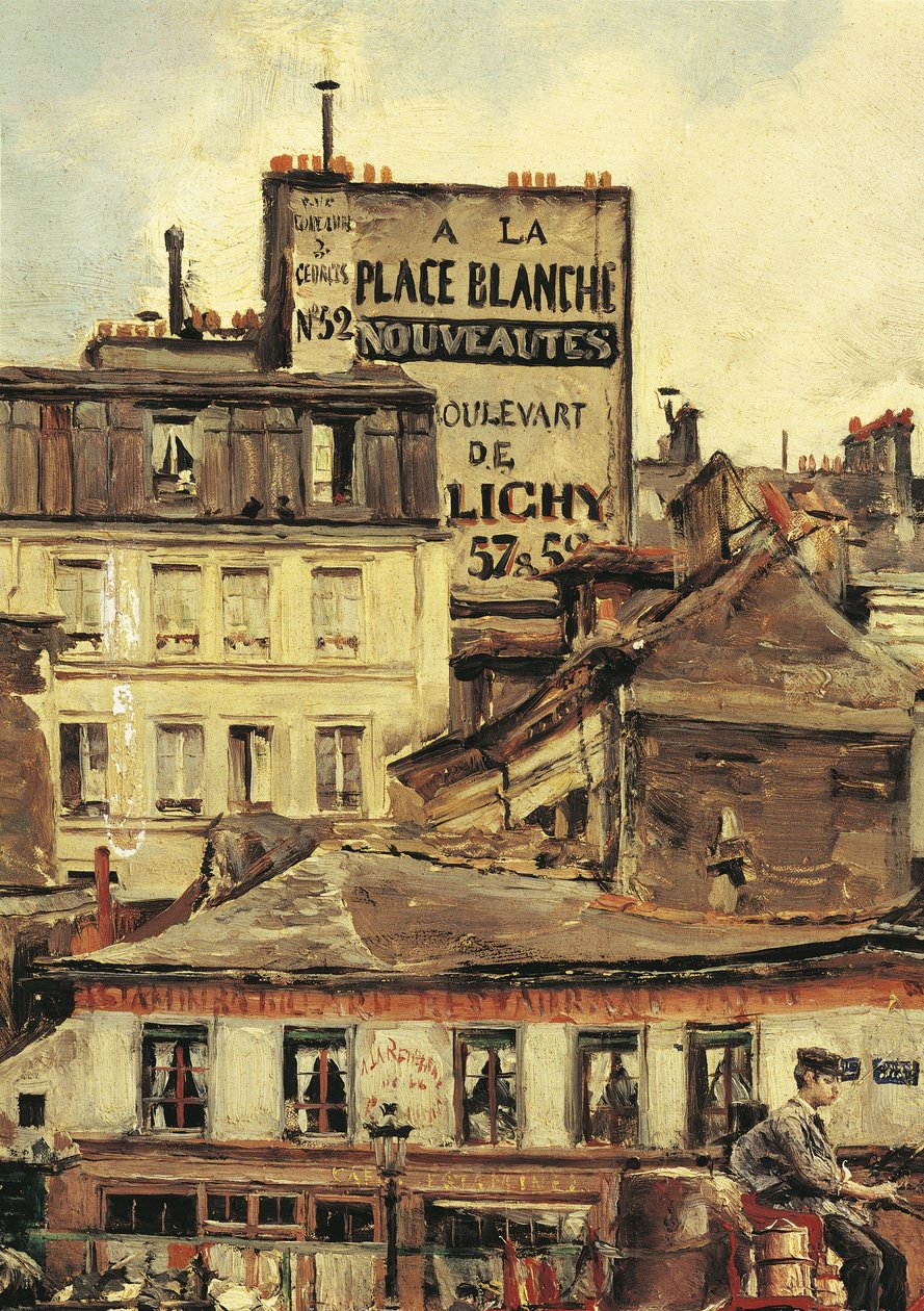 Itálie, Pohled na Place Clichy v Paříži od Giovanni Boldini