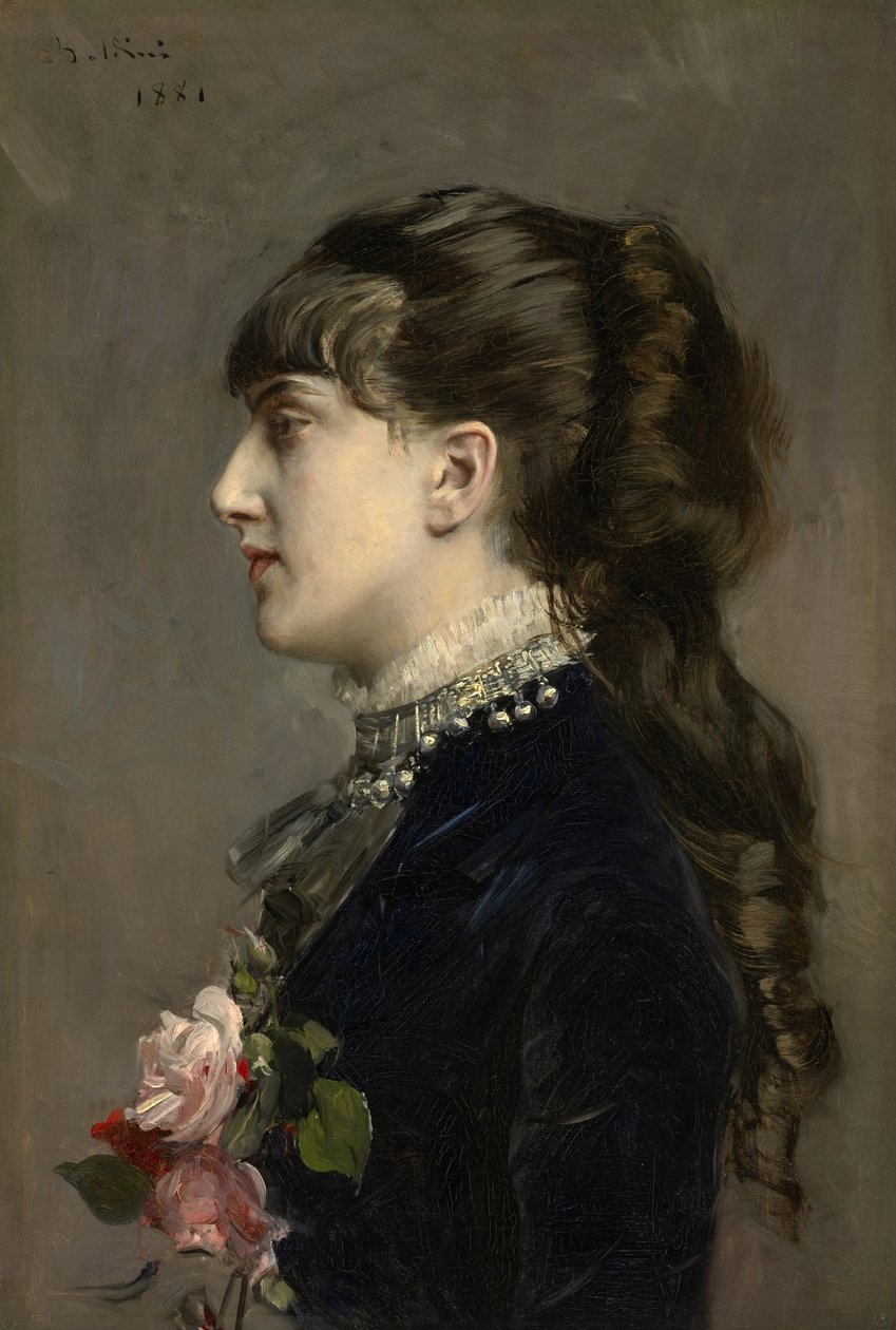 Madame Celine Leclanché, 1881 od Giovanni Boldini