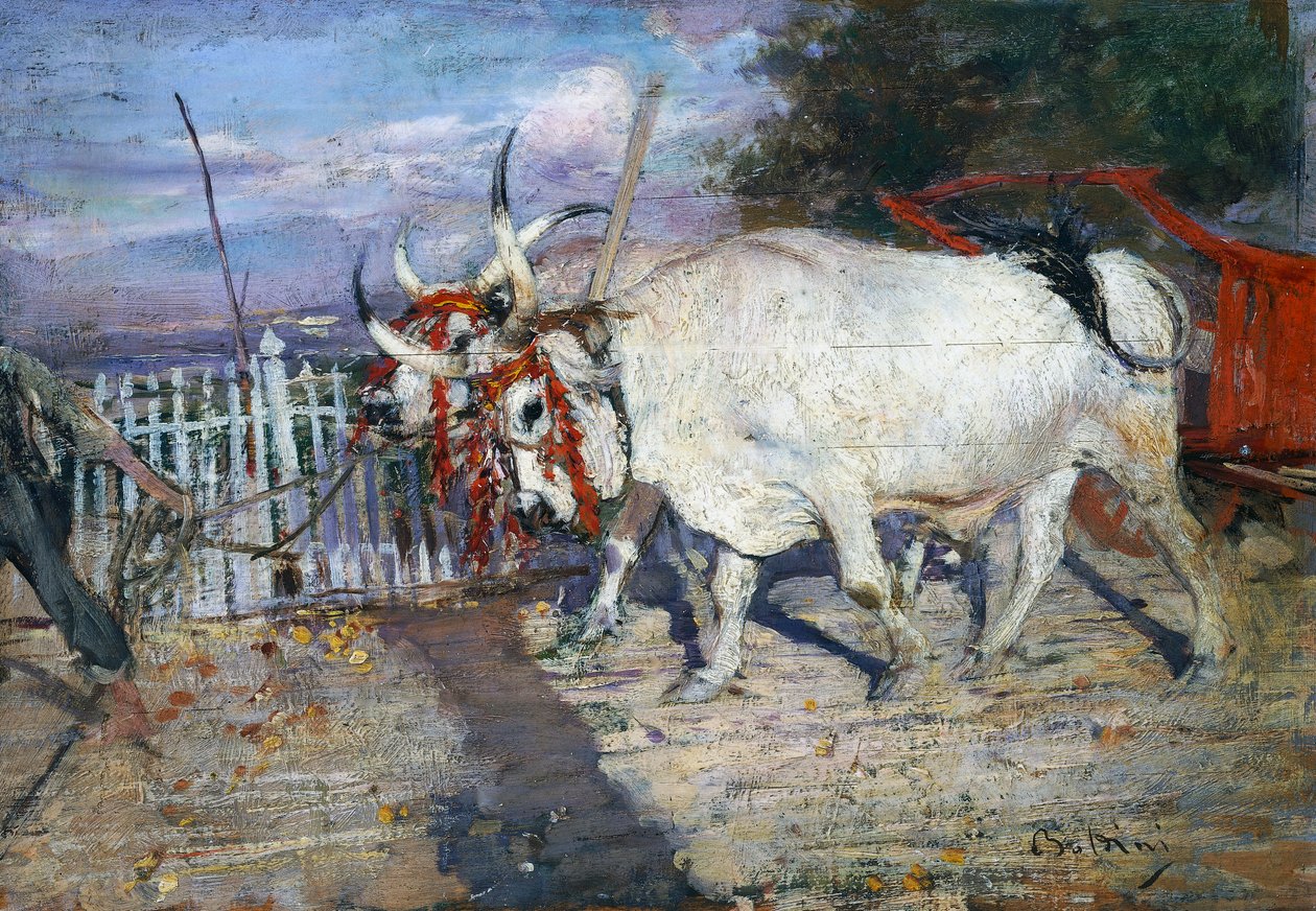 Volský povoz od Giovanni Boldini