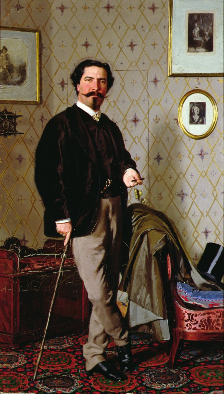 Portrét Cristiana Bantiho (1824-1904) (olej na plátně) od Giovanni Boldini