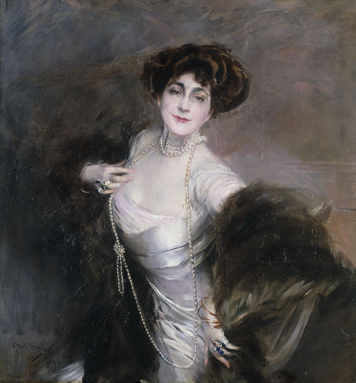 Portrét Diaz Albertini, 1909 od Giovanni Boldini