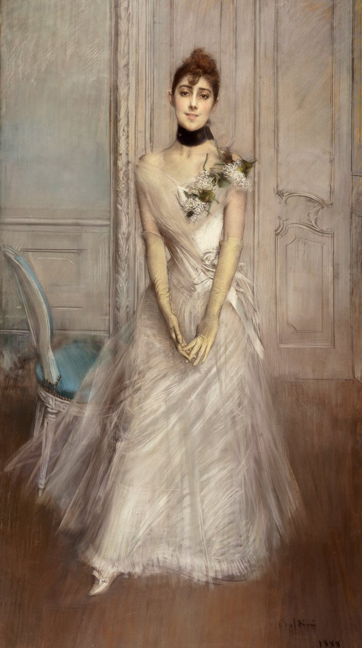 Portrét Emiliany Concha de Ossa od Giovanni Boldini