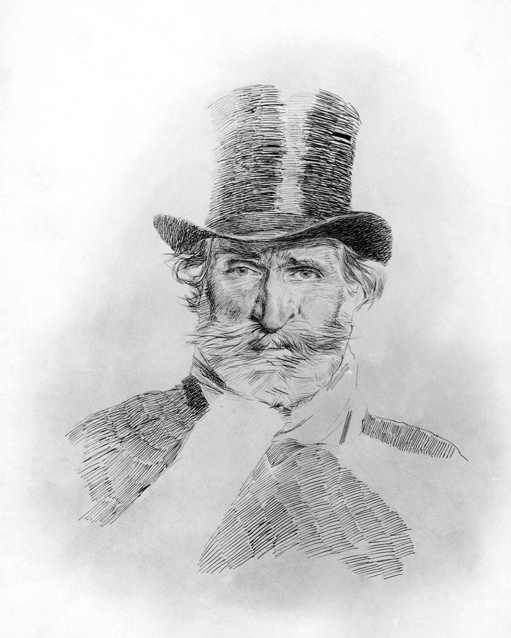 Portrét Giuseppe Verdiho ( Roncole Verdi od Giovanni Boldini