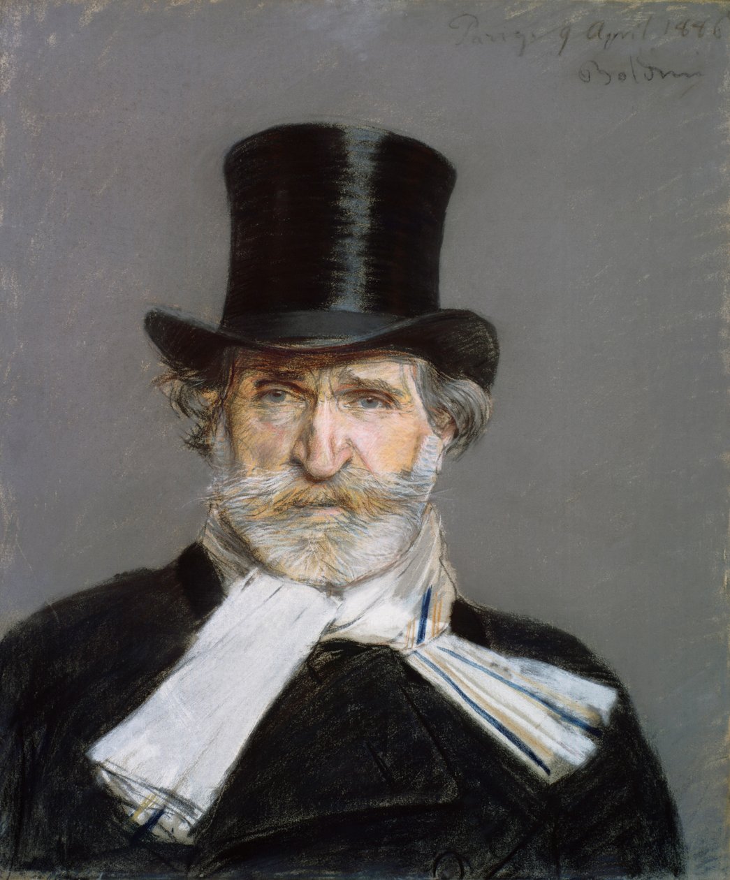 Portrét Giuseppe Verdiho, 1886 od Giovanni Boldini