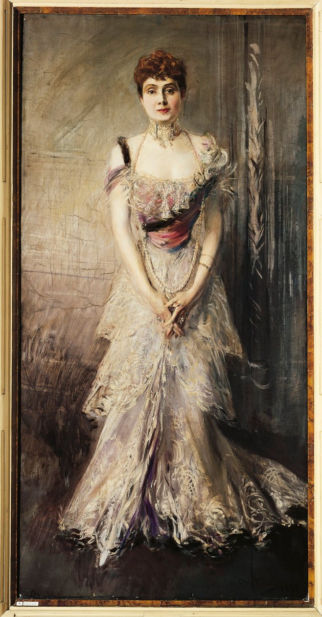 Portrét Infanta Eulalia ze Španělska (1864-1958), cca 1898 od Giovanni Boldini