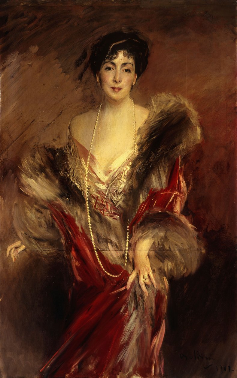 Portrét Josefiny A. de Errazuriz, 1912 od Giovanni Boldini