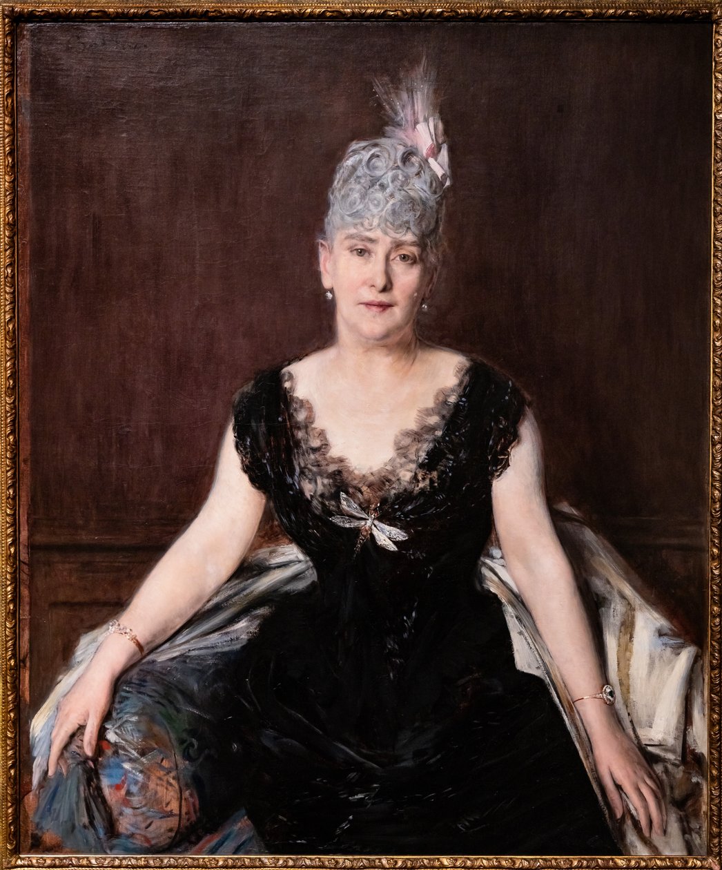 Portrét Madame Seligman od Giovanni Boldini