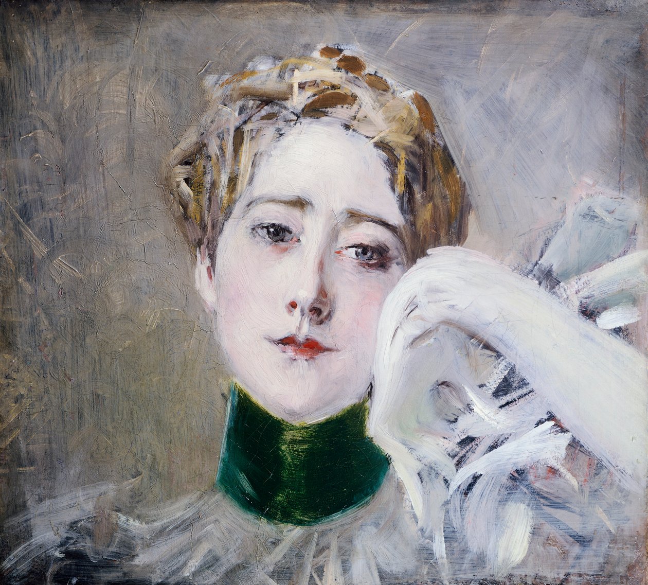 Portrét princezny z Isenburgu Birstein od Giovanni Boldini