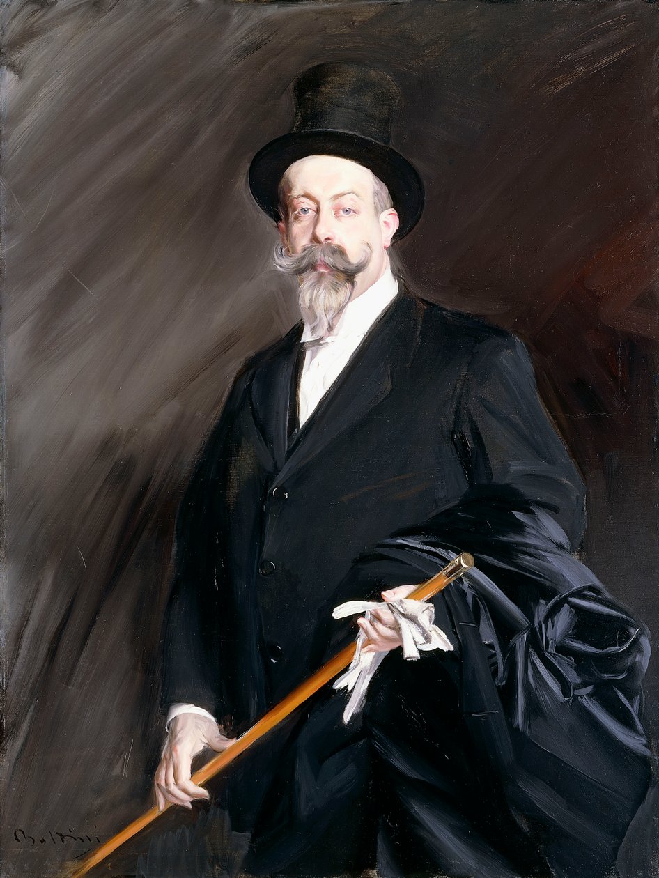 Portrét Willyho, spisovatele, Henri Gauthier-Villars, od Giovanni Boldini