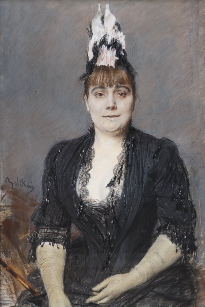 Portrét dámy od Giovanni Boldini