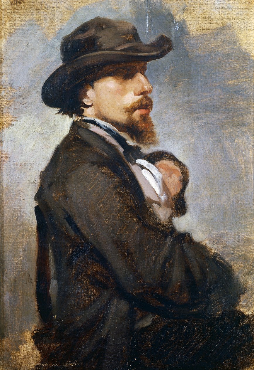 Portrét italského malíře Vincenza Cabianca (1827-1902) od Giovanni Boldini