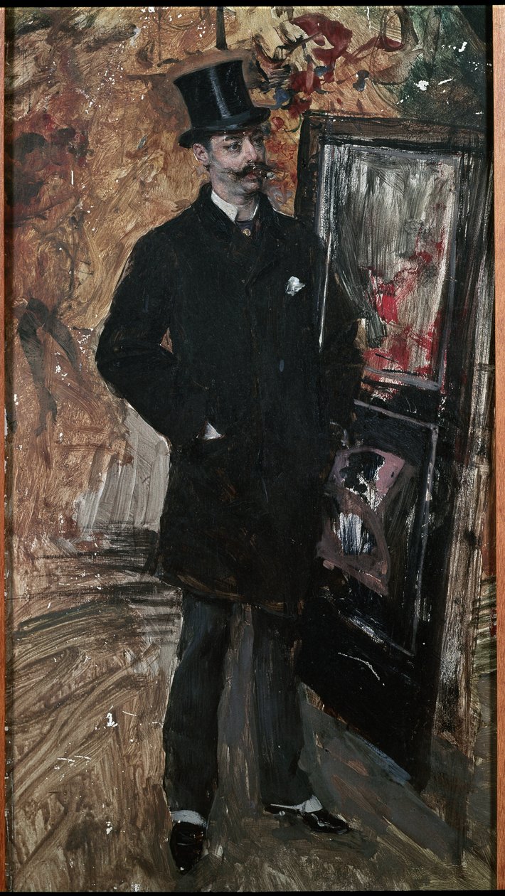 Portrét básníka Hanvina od Giovanni Boldini