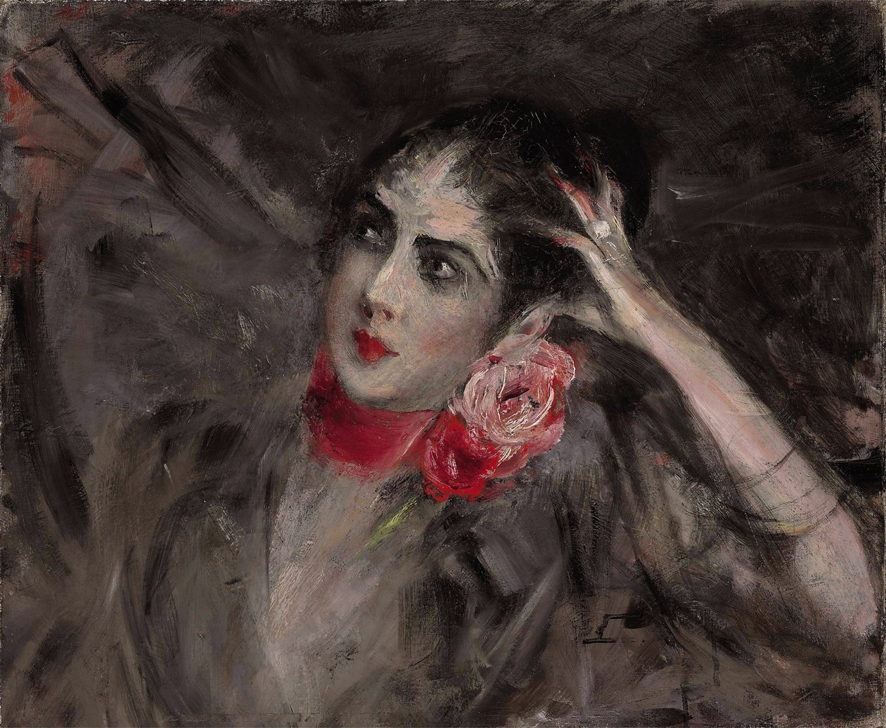 Princezna Catherine Radziwill, rozená Katarzyna Rzewuska od Giovanni Boldini