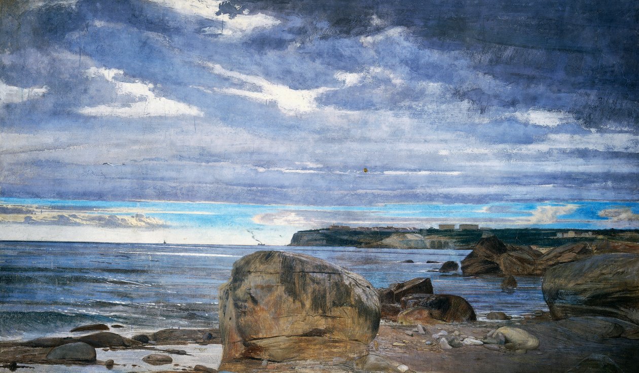 Pobřeží moře od Giovanni Boldini