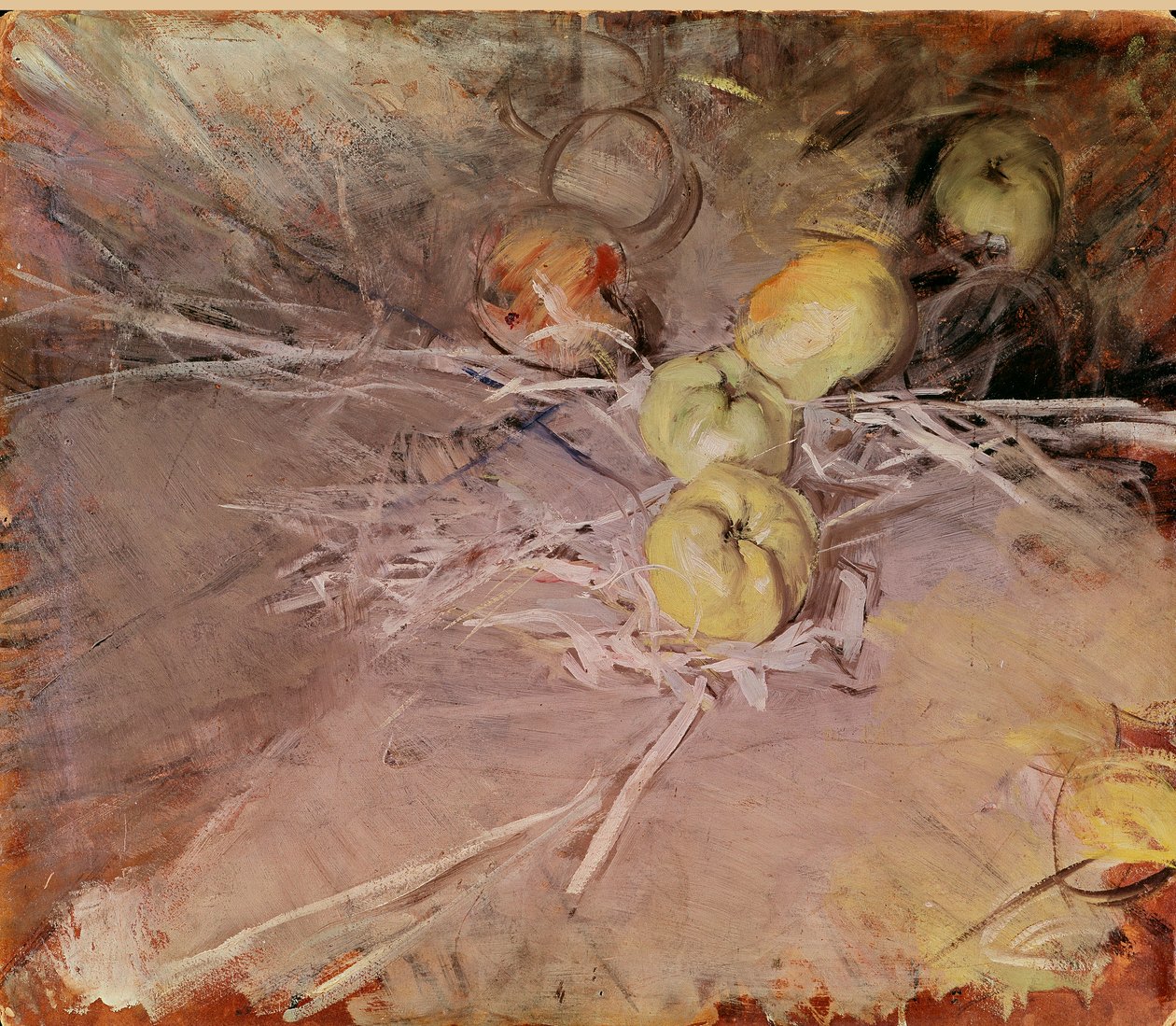 Zátiší jablek Obraz Calvilla od Giovanniho Boldiniho od Giovanni Boldini