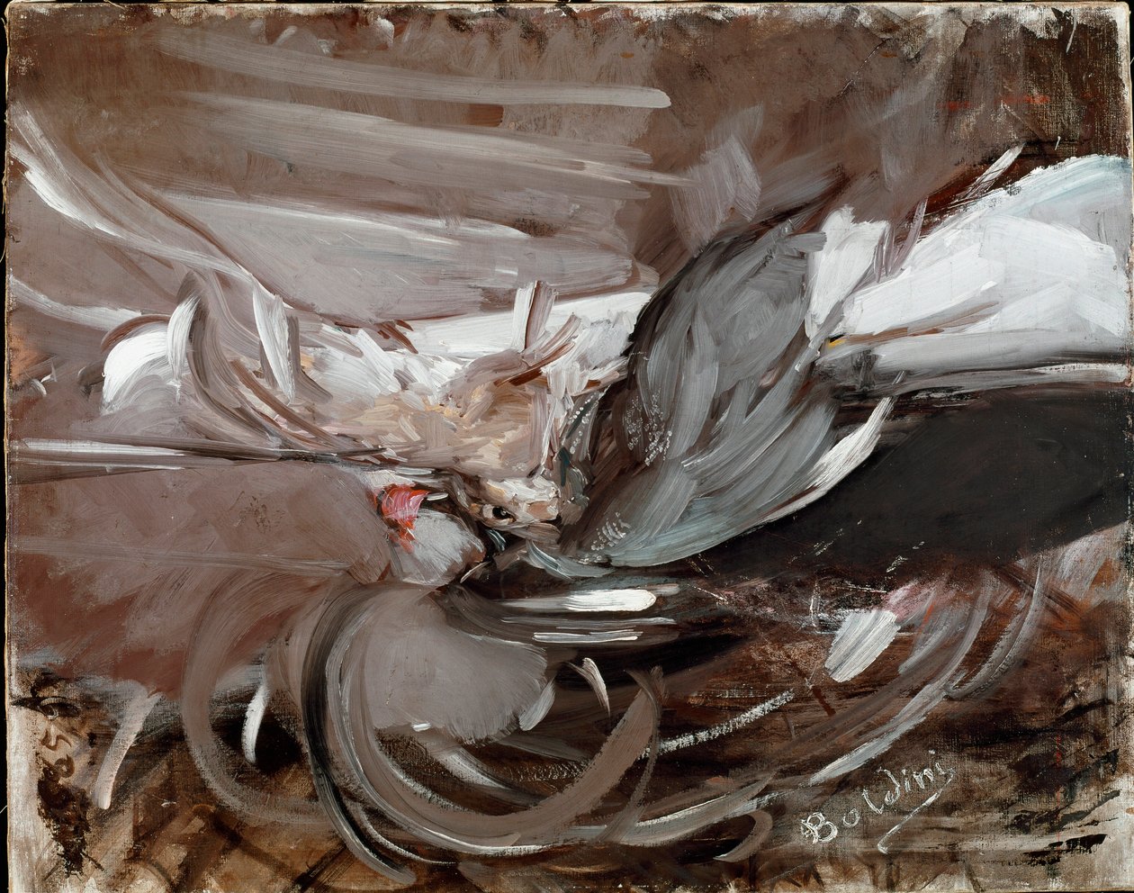 Zátiší s hrou od Giovanniho Boldiniho (1842-1931) 1911 Rozměr.75x93 cm Pistoia, kolekce Boldini od Giovanni Boldini