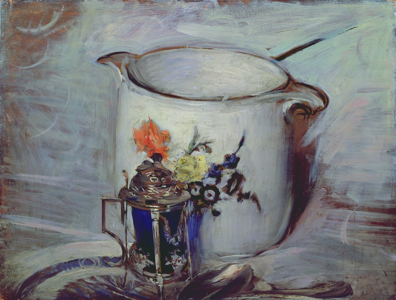 Zátiší s hořčičný hrnec a džbán od Giovanni Boldini
