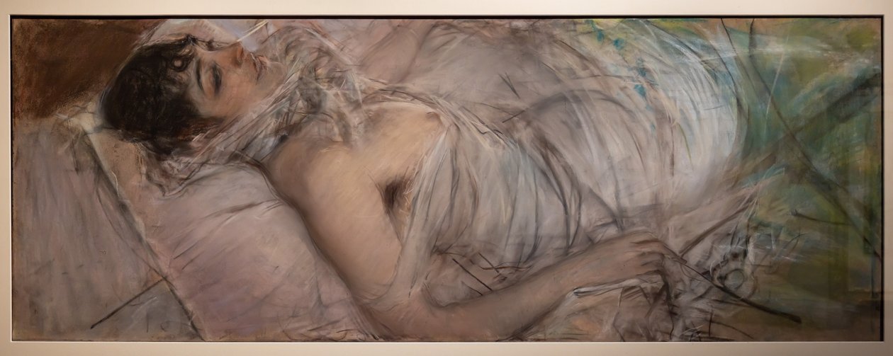 Hraběnka Rasty ležící od Giovanni Boldini