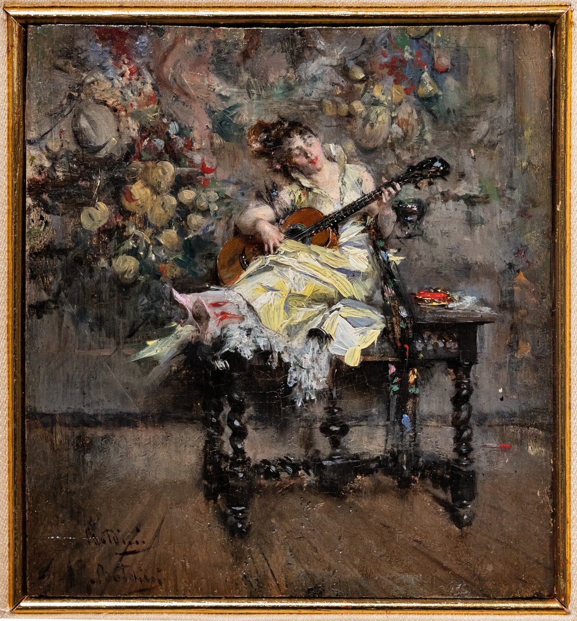 Kytarista od Giovanni Boldini
