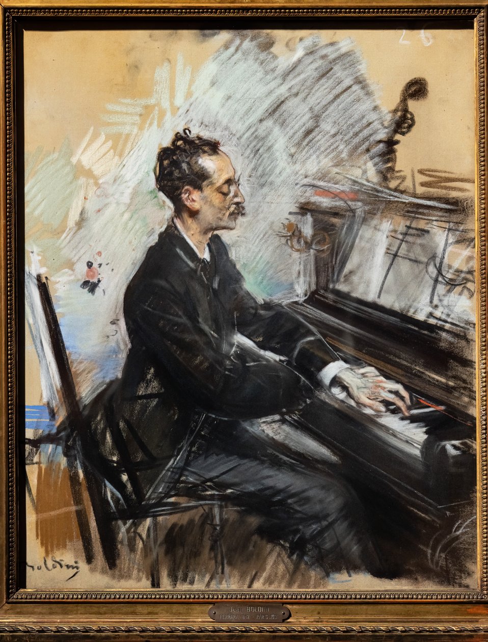 Pianista Rey Colaço od Giovanni Boldini