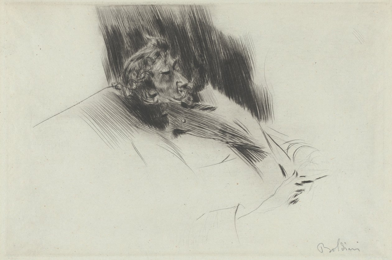 Whistler spí od Giovanni Boldini