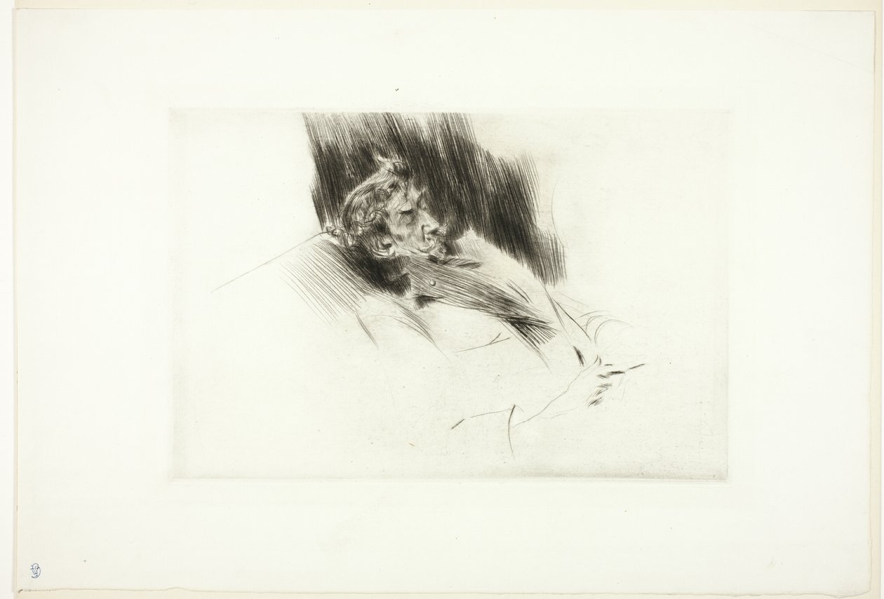 Whistler spí od Giovanni Boldini